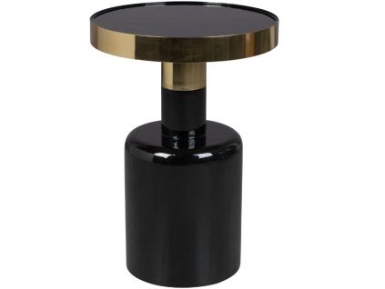 Černý kovový odkládací stolek ZUIVER GLAM 36 cm