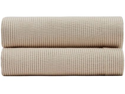 Béžový bavlněný přehoz Kave Home Bedar 180 x 260 cm