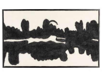 Abstraktní plstěný obraz DUTCHBONE SAMUDRA 54 x 94 cm