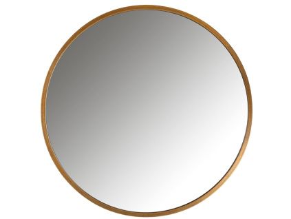 Kovové závěsné zrcadlo Maeron 90 cm