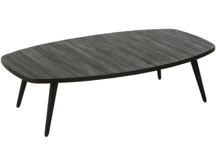 Černý dřevěný konferenční stolek J-line Takke 120 x 70 cm