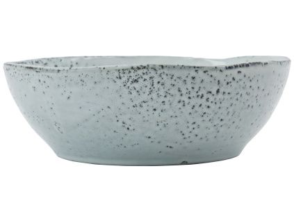 Modrošedá kameninová miska Rustic 21,5 cm