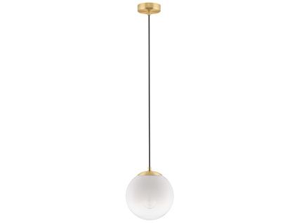 Bílé skleněné závěsné světlo Nova Luce Vita 20 cm