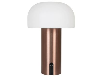 Měděná dobíjecí zahradní LED lampa Sohy