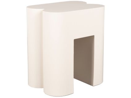 Béžová kovová stolička ZUIVER SHAPE 40 cm