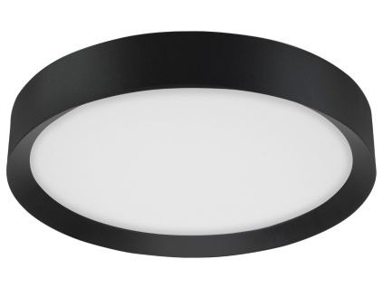Černé kovové stropní LED světlo Nova Luce Luton 55 cm