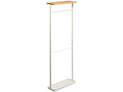 Bílý kovový stojan Yamazaki Tower 112 x 40 cm