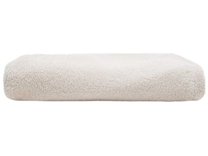 Béžový bouclé potah na taburet Kave Home Kaeli 60 cm