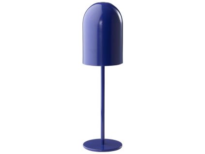 Modrá kovová nabíjecí stolní LED lampa ARA