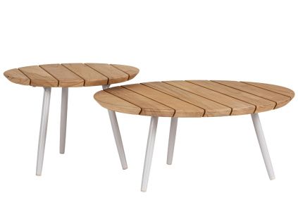 Set dvou zahradních stolků Talaia II. 50/70 cm