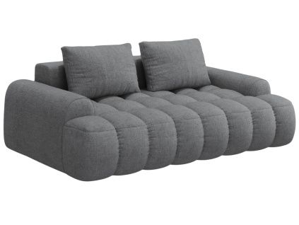 Šedá čalouněná trojmístná pohovka Cosmopolitan Design Linz 200 cm