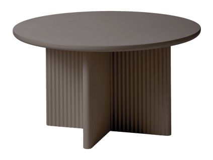 Hnědý lakovaný konferenční stolek Unique Furniture Palma 80 cm