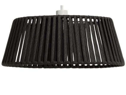 Černé závěsné stínidlo Kave Home Aldet  Ø 46 cm