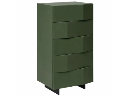 Olivově zelená komoda Marco Barotti Linea Diamond 60 x 45 cm