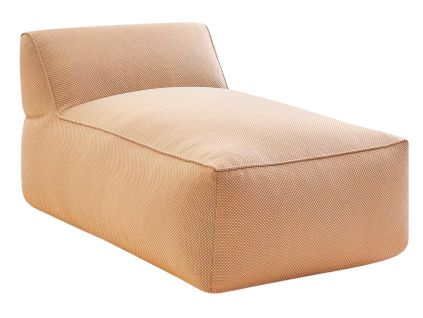 Oranžová zahradní lenoška Riviera 135 cm