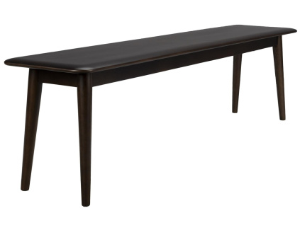 Hnědá dřevěná lavice Elroy 160 cm