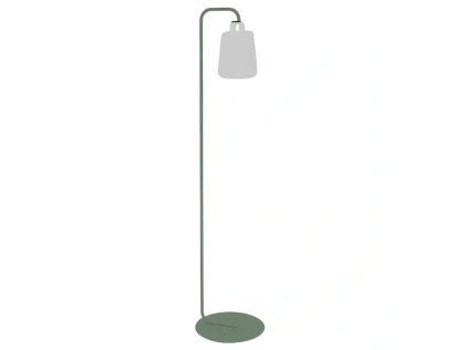 Kaktusově zelený kovový stojan na lampu Fermob Balad 157 cm