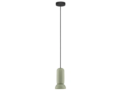 Zelené keramické závěsné světlo Nova Luce Parlo 11 cm