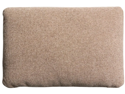 Hnědý polštář Kave Home Blok 40 x 60 cm