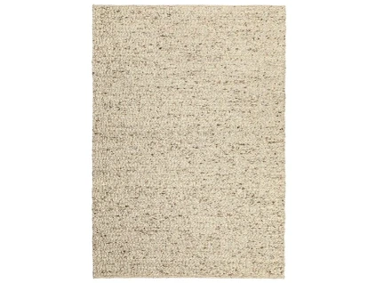 Béžový vlněný koberec Stones 160 x 230 cm