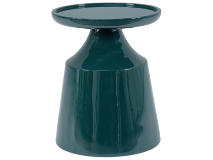 Zelený odkládací stolek Bizzotto Otilia Ø40 cm II.