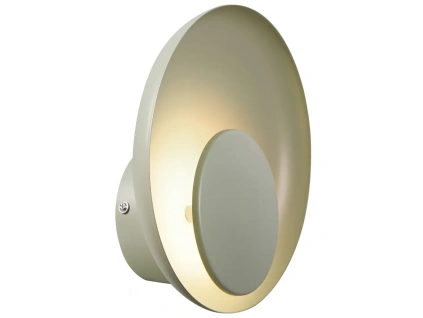 Zelené kovové nástěnné LED světlo Marsi 21 cm
