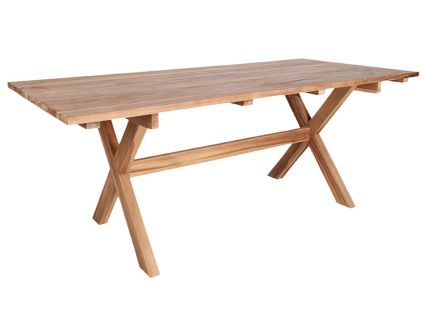 Teakový jídelní stůl Mallorka 200 x 90 cm
