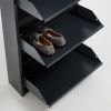 Grafitově šedý kovový botník Kave Home Ode 136 cm -fv-interier-25