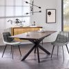 Šedý keramický rozkládací jídelní stůl Kave Home Atminda 160/210 x 90 cm -fv-interier-25