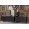 Černý borovicový TV stolek Gravia 100 x 44 cm -fv-interier-25
