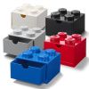 Černý úložný box LEGO® Storage 15,8 x 15,8 cm