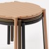 Červený plastový zahradní odkládací stolek Doga 50 cm -fv-interier-25