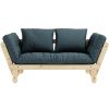 Petrolejově modrá dvoumístná rozkládací pohovka Karup Design Beat 162 cm