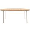 Dubový rozkládací jídelní stůl Kave Home Montuiri 120-200 x 120 cm