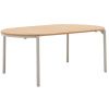 Dubový rozkládací jídelní stůl Kave Home Montuiri 120-200 x 120 cm
