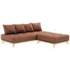 Hnědá trojmístná pohovka Karup Design Senza 200 cm