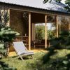Bílé skládací křeslo Karup Design Boogie s černou konstrukcí