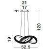 Zlaté závěsné LED světlo Nova Luce Medora 52,5 cm -fv-interier-25