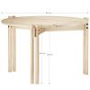 Zelený dřevěný konferenční stolek Karup Design Sticks 60 cm