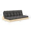 Šedá dvoumístná rozkládací pohovka Karup Design Base 196 cm