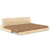 Světle hnědá dvoumístná rozkládací pohovka Karup Design Base 196 cm