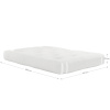 Bílá rozkládací zahradní pohovka Karup Design Hippo 140 cm