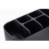 Černý plastový stojánek na zubní kartáčky Easy Store -fv-interier-25