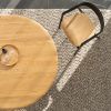 Dubový jídelní stůl Mushroom 126 cm -fv-interier-25