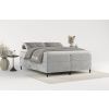 Světle šedá čalouněná postel boxspring ARAYA 160 x 200 cm -fv-interier-25