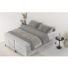 Světle šedá čalouněná postel boxspring ARAYA 200 x 200 cm -fv-interier-25