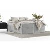 Světle šedá čalouněná postel boxspring FREJA 200 x 200 cm -fv-interier-25