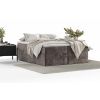 Hnědá čalouněná postel boxspring FREJA 140 x 200 cm -fv-interier-25