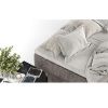 Hnědá čalouněná postel boxspring FREJA 160 x 200 cm -fv-interier-25
