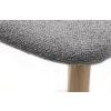 Šedá bouclé jídelní židle Unique Furniture Elim -fv-interier-25